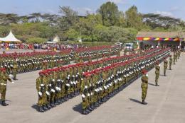 File image of GSU officers at a parade.